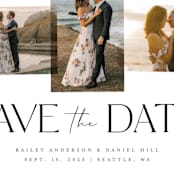 "Multi-Overlay" - Save the Dates in Tuxedo by Anna Elder - Detail