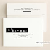 "Multi-Overlay" - Save the Dates in Tuxedo by Anna Elder - FREE Recipient Addressing