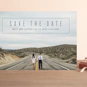 "boxed announcement" - Save the Dates in Midnight by Abi de Leon - Front