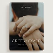 "Diamond" - Save the Dates in Lily by Darryl Don Doctor - Front
