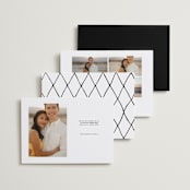 "Adriana" - Save the Dates in Cotton by Hooray Creative - Back of Card Options