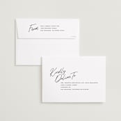 "Adriana" - Save the Dates in Cotton by Hooray Creative - FREE Recipient Addressing