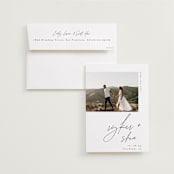 "Splendid" - Save the Dates in Silk by Carolyn Nicks - Save the Date with Envelope