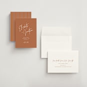 "Marked" - Save the Dates in Rust by JoAnn Jinks - Assembled