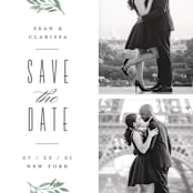 "botanica" - Save the Dates in Sage by Hooray Creative - Detail