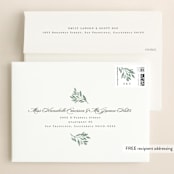 "botanica" - Save the Dates in Sage by Hooray Creative - FREE Recipient Addressing