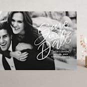 "Written with Love" - Save the Dates in Quartz by Leah Bisch - Front