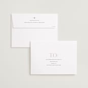 "Horizon Line" - Save the Dates in Pearl by Olivia Goree - FREE Recipient Addressing