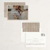 "Kindred" - Save the Dates in Nutmeg by Melissa Egan of Pistols - Assembled