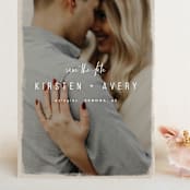 "Kindred" - Save the Dates in Nutmeg by Melissa Egan of Pistols - Front