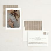 "Kindred" - Save the Dates in Nutmeg by Melissa Egan of Pistols - Assembled