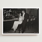 "Corners" - Save the Dates in Cloud by Inkblot Design - Front