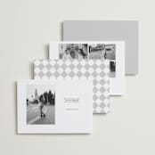 "Corners" - Save the Dates in Cloud by Inkblot Design - Back of Card Options