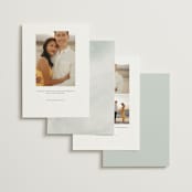 "Grove" - Save the Dates in Meadow by Everett Paper Goods - Back of Card Options