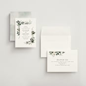 "Grove" - Save the Dates in Meadow by Everett Paper Goods - Assembled