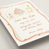 "Giardino" - Save the Dates in Flame by Pati Cascino - Detail