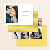 "Big City - Los Angeles" - Save the Dates in Lemondrop by Hooray Creative - Back of Card Options