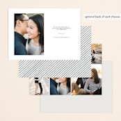 "Big City - Boston" - Save the Dates in Light Taupe by Hooray Creative - Back of Card Options
