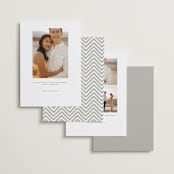 "Etched in love" - Save the Dates in Cloud by Stacey Meacham - Back of Card Options