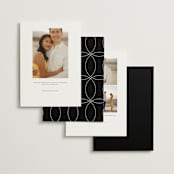 "Photographie" - Save the Dates in Noir by Christie Garcia - Back of Card Options