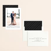 "Between the Lines" - Save the Dates in Blazer by Fine and Dandy Paperie - Assembled