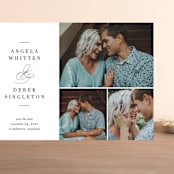 "Classic Couple" - Save the Dates in Pearl by Jessica Williams - Front