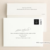 "Classic Couple" - Save the Dates in Pearl by Jessica Williams - FREE Recipient Addressing