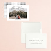 "Signature names" - Save the Dates in Pencil by Stacey Meacham - Assembled