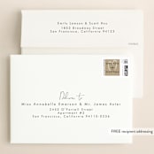 "Streams" - Save the Dates in Autumn by Elky Ink - FREE Recipient Addressing