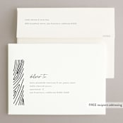 "Close-Up" - Save the Dates in Cloud by Robin Ott - FREE Recipient Addressing