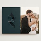 "Centro" - Save the Dates in Midnight by Up Up Creative - Front