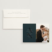 "Centro" - Save the Dates in Midnight by Up Up Creative - Save the Date with Envelope