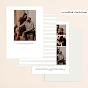 "Photo Overlay" - Save the Dates in Foggy Day by Stacey Meacham - Back of Card Options