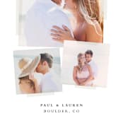 "Photo Overlay" - Save the Dates in Foggy Day by Stacey Meacham - Detail