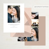 "Sand Shapes" - Save the Dates in Desert by Inkblot Design - Back of Card Options