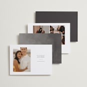 "The Beginning" - Save the Dates in Pearl by Pati Cascino - Back of Card Options