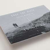 "The Beginning" - Save the Dates in Pearl by Pati Cascino - Detail