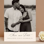 "Wedding Day" - Save the Dates in Almond by Vanessa Doyle - Front