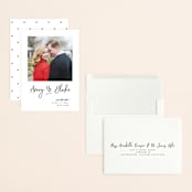 "Love ly" - Save the Dates in Ivory by Creo Study - Assembled