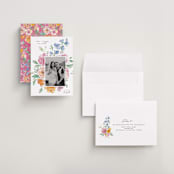 "Floral Pop" - Save the Dates in Vibrance press by Itsy Belle Studio - Assembled