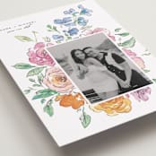 "Floral Pop" - Save the Dates in Vibrance press by Itsy Belle Studio - Detail