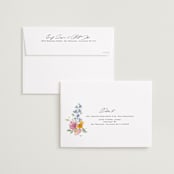 "Floral Pop" - Save the Dates in Vibrance press by Itsy Belle Studio - FREE Recipient Addressing