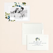 "Our Something Blue" - Save the Dates in Ocean by AK Graphics - Assembled
