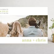 "float + celebrate" - Save the Dates in Celery by Float Paperie - Front