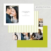 "float + celebrate" - Save the Dates in Celery by Float Paperie - Back of Card Options
