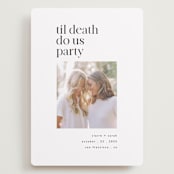 "Til death" - Save the Dates in Cloud by Hudson meet Rose - Front