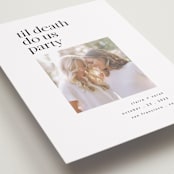 "Til death" - Save the Dates in Cloud by Hudson meet Rose - Detail