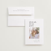 "Til death" - Save the Dates in Cloud by Hudson meet Rose - Save the Date with Envelope