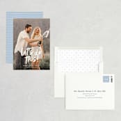 "Do This" - Save the Dates in Silk by Olivia Raufman - Assembled