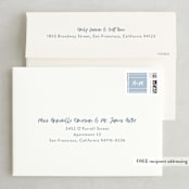 "Do This" - Save the Dates in Silk by Olivia Raufman - FREE Recipient Addressing